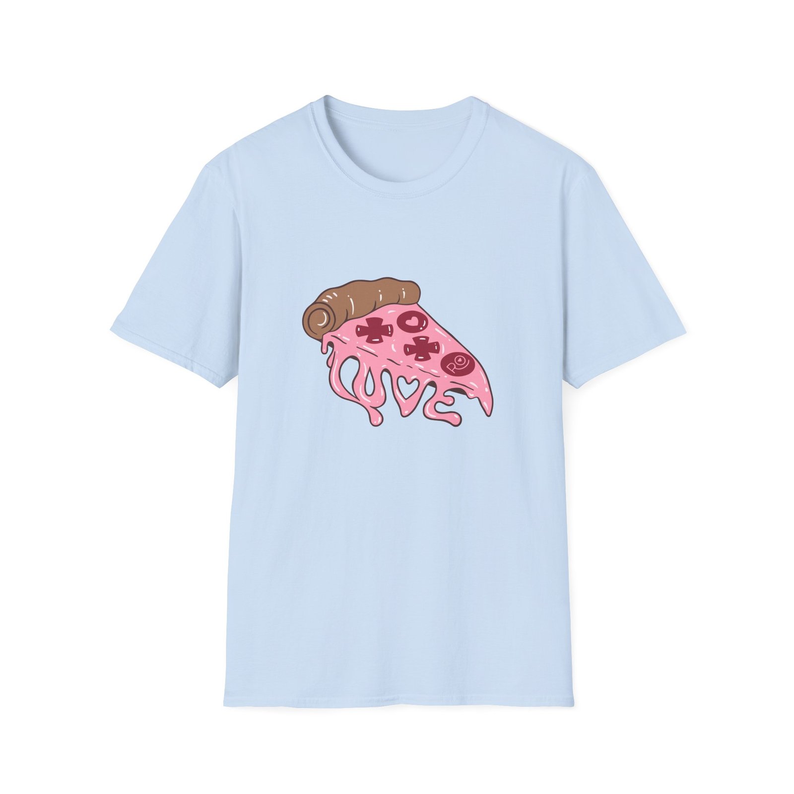 Rosanna Pansino Pizza My Heart Unisex Softstyle T-Shirt