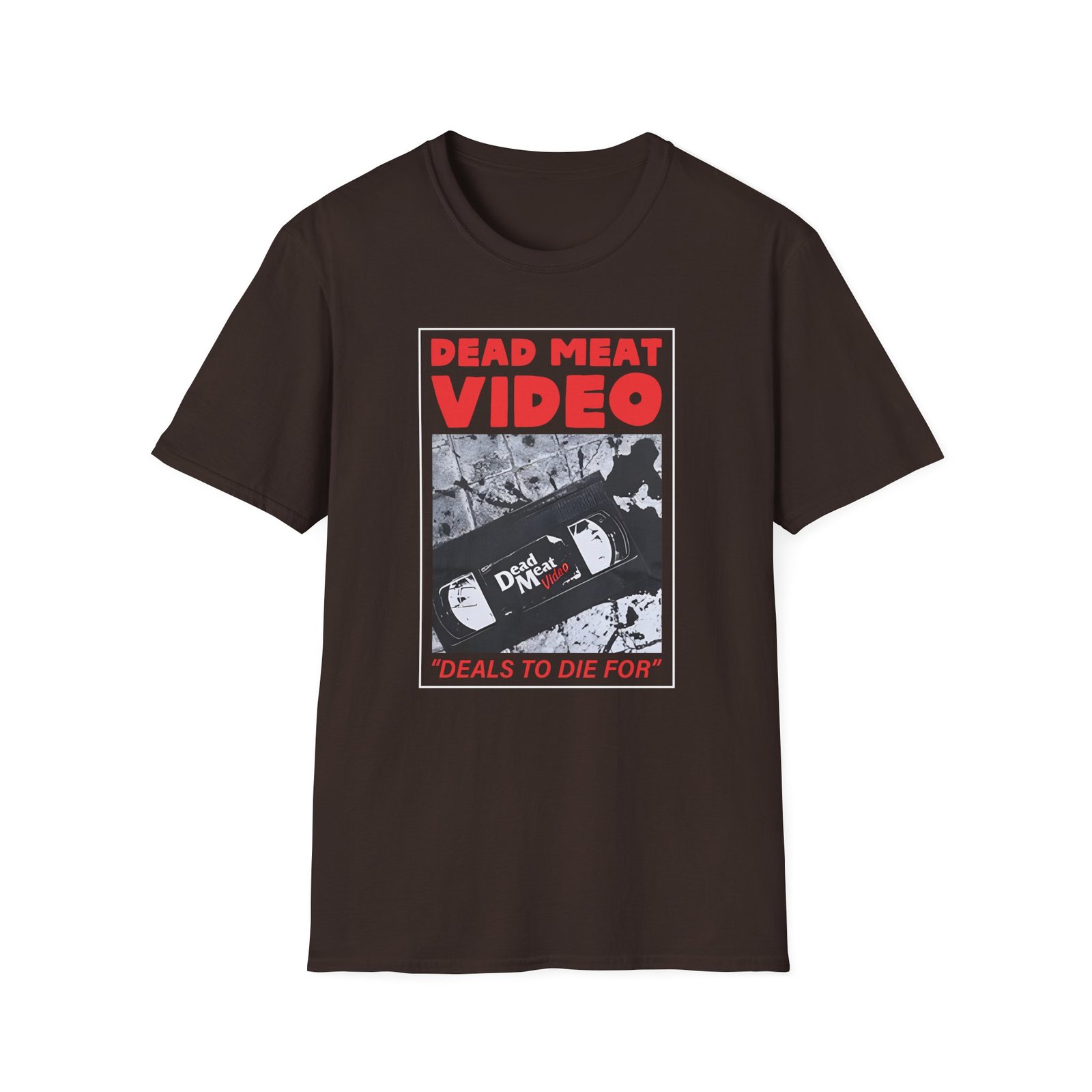 Dead Meat VHS Unisex Softstyle T-Shirt