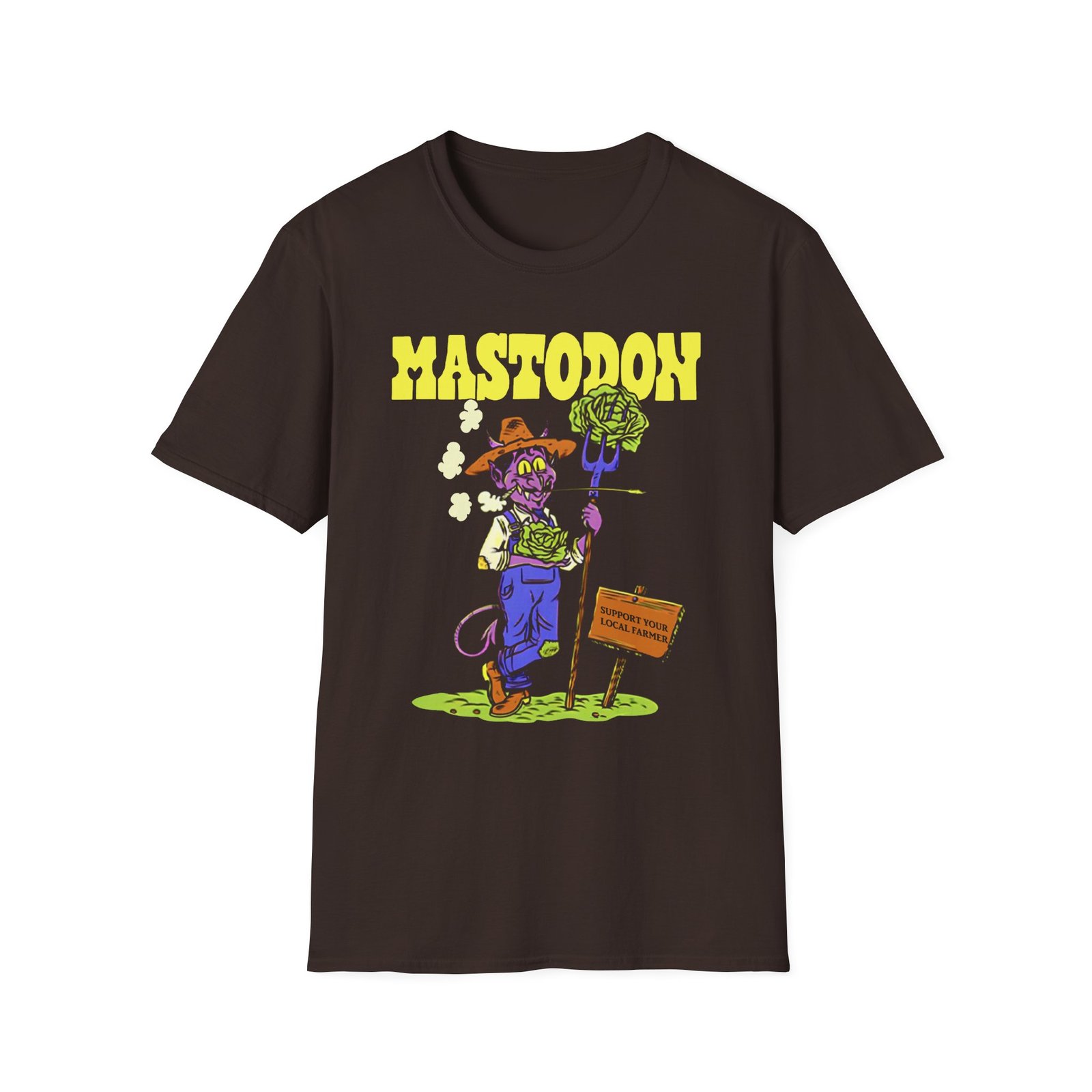 Mastodon Devil's Lettuce Unisex Softstyle T-Shirt