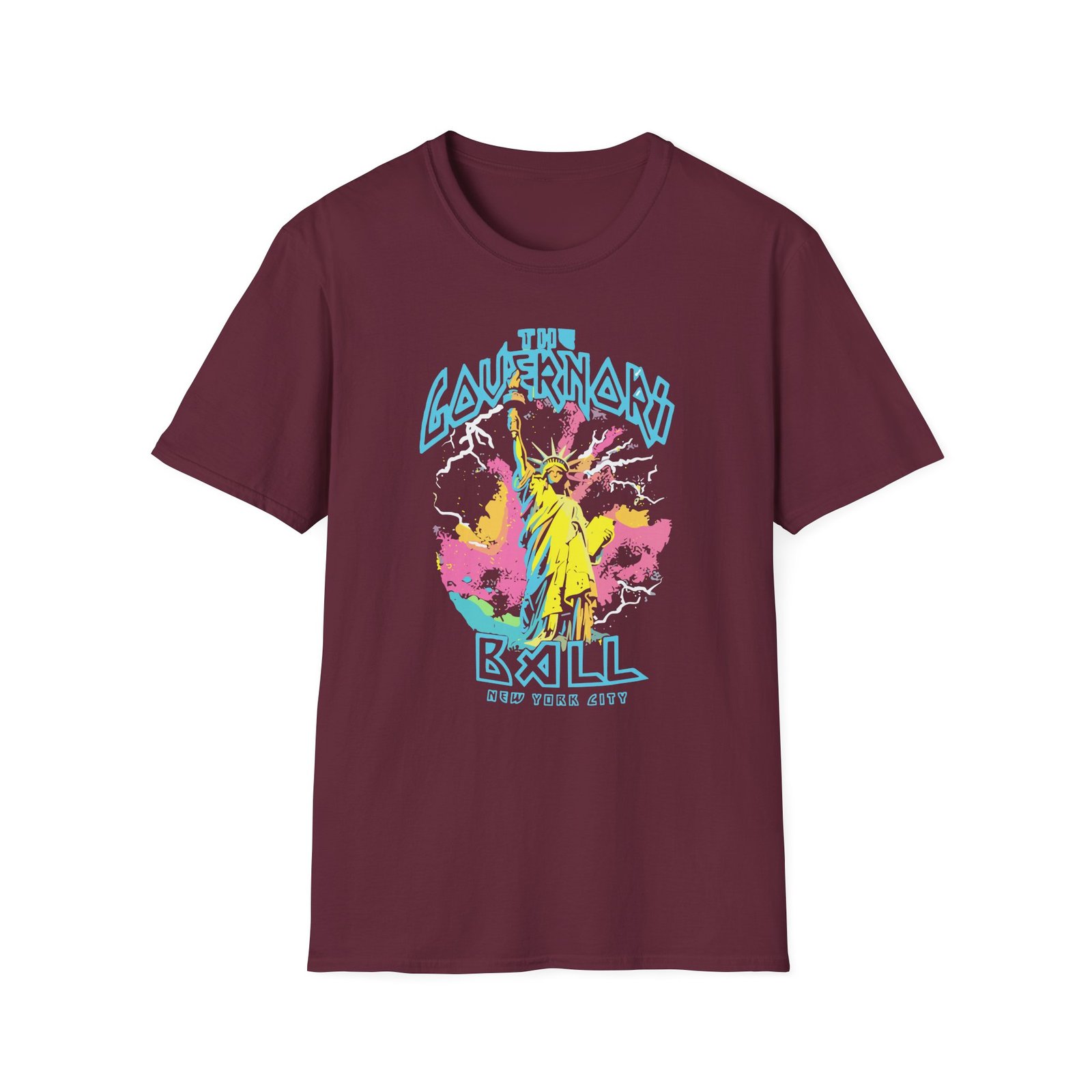 Gov Ball Lady Liberty Lineup Unisex Softstyle T-Shirt