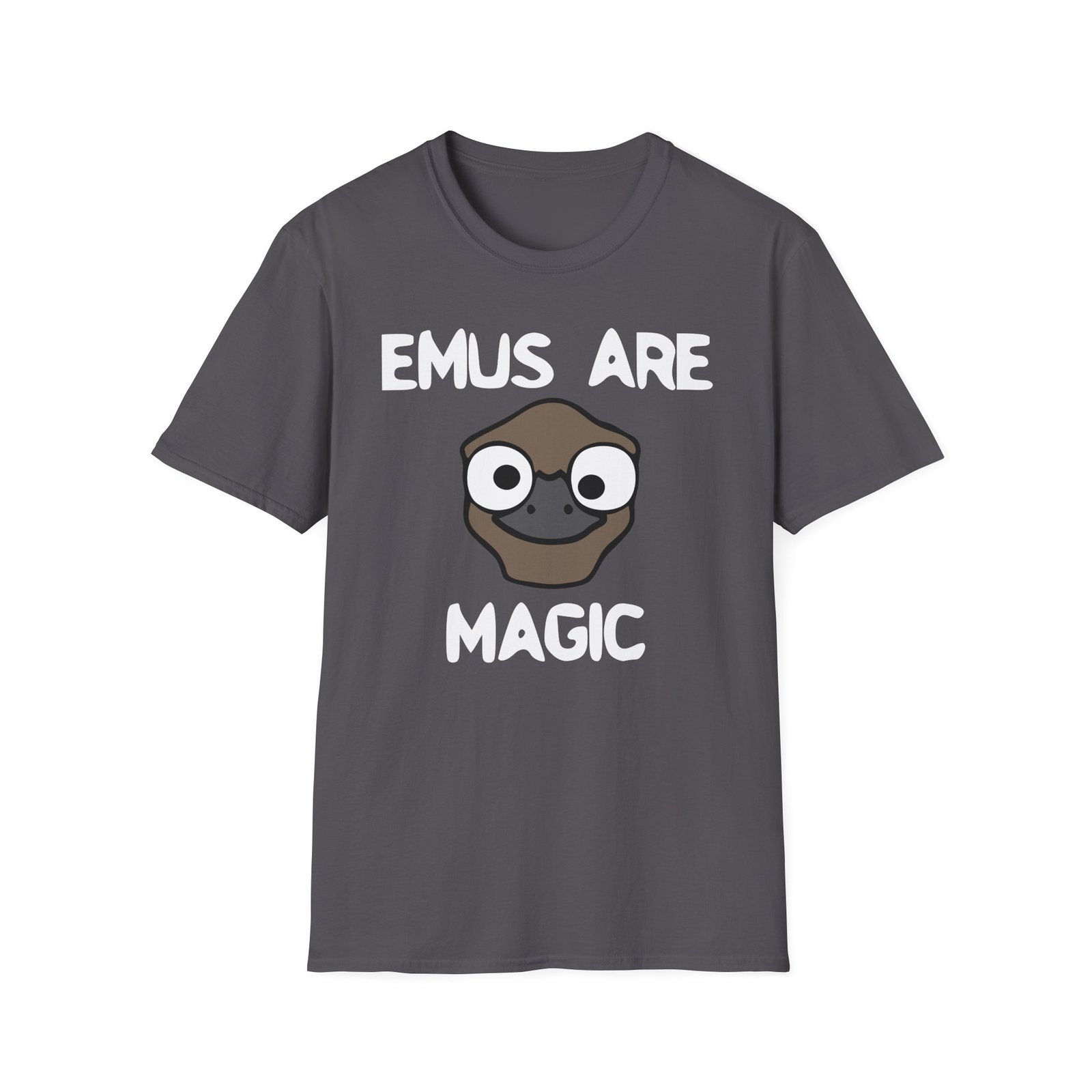 Oversimplified Emus Are Magic Unisex Softstyle T-Shirt
