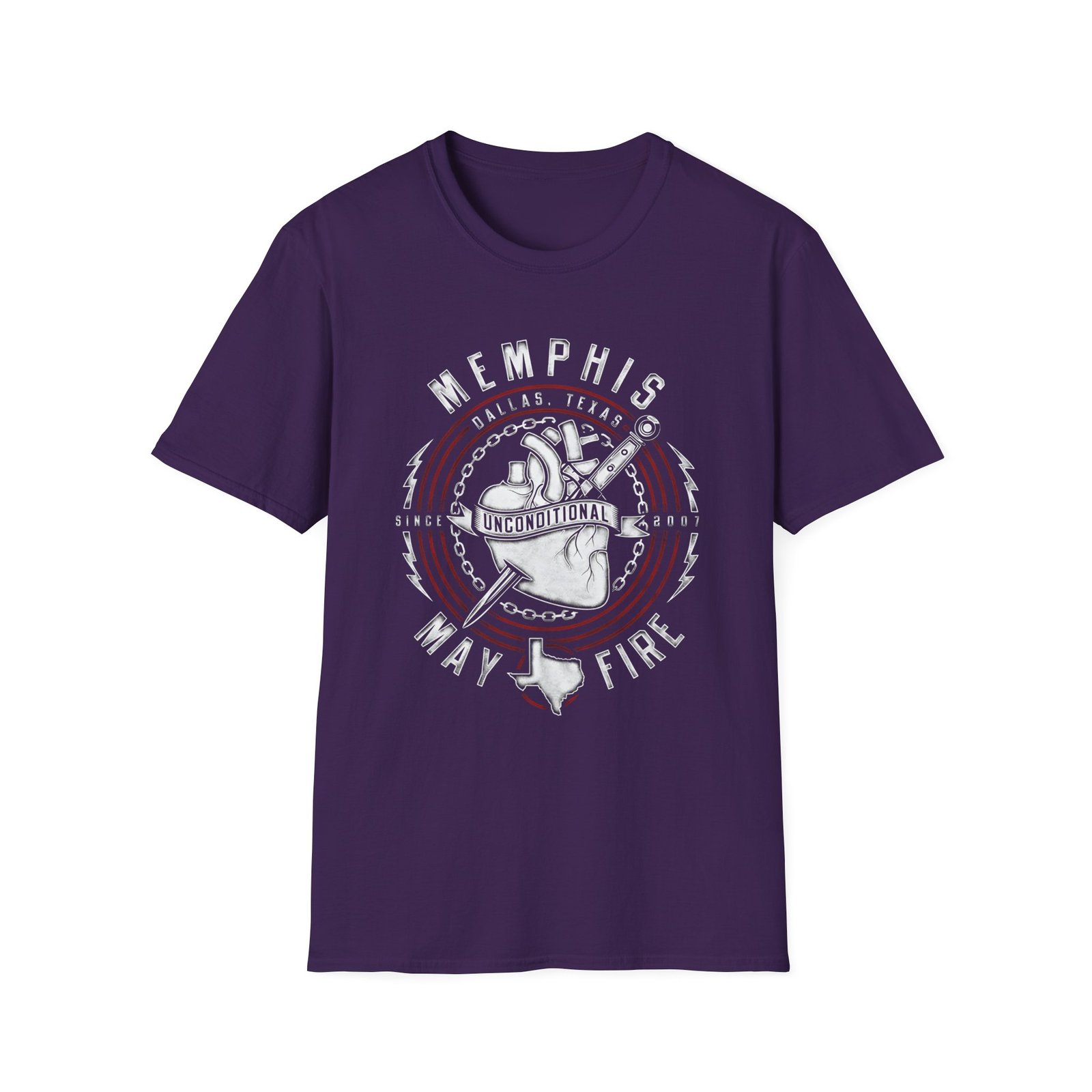Memphis May Fire Pulse Unisex Softstyle T-Shirt