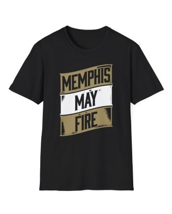 Memphis May Fire Stacked Logo Unisex Softstyle T-Shirt