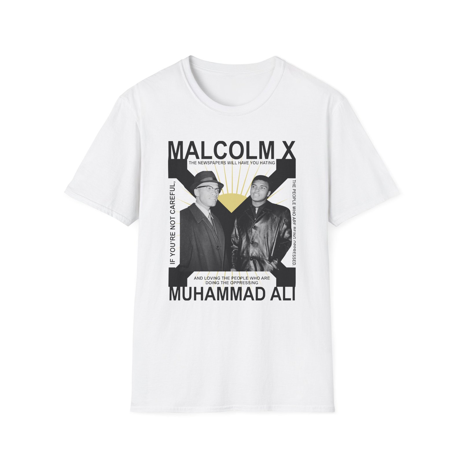 Malcolm X & Ali Unisex Softstyle T-Shirt