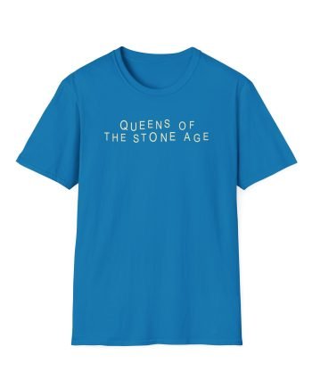 Queens of the Stone Age in Times New Roman Snake Unisex Softstyle T-Shirt
