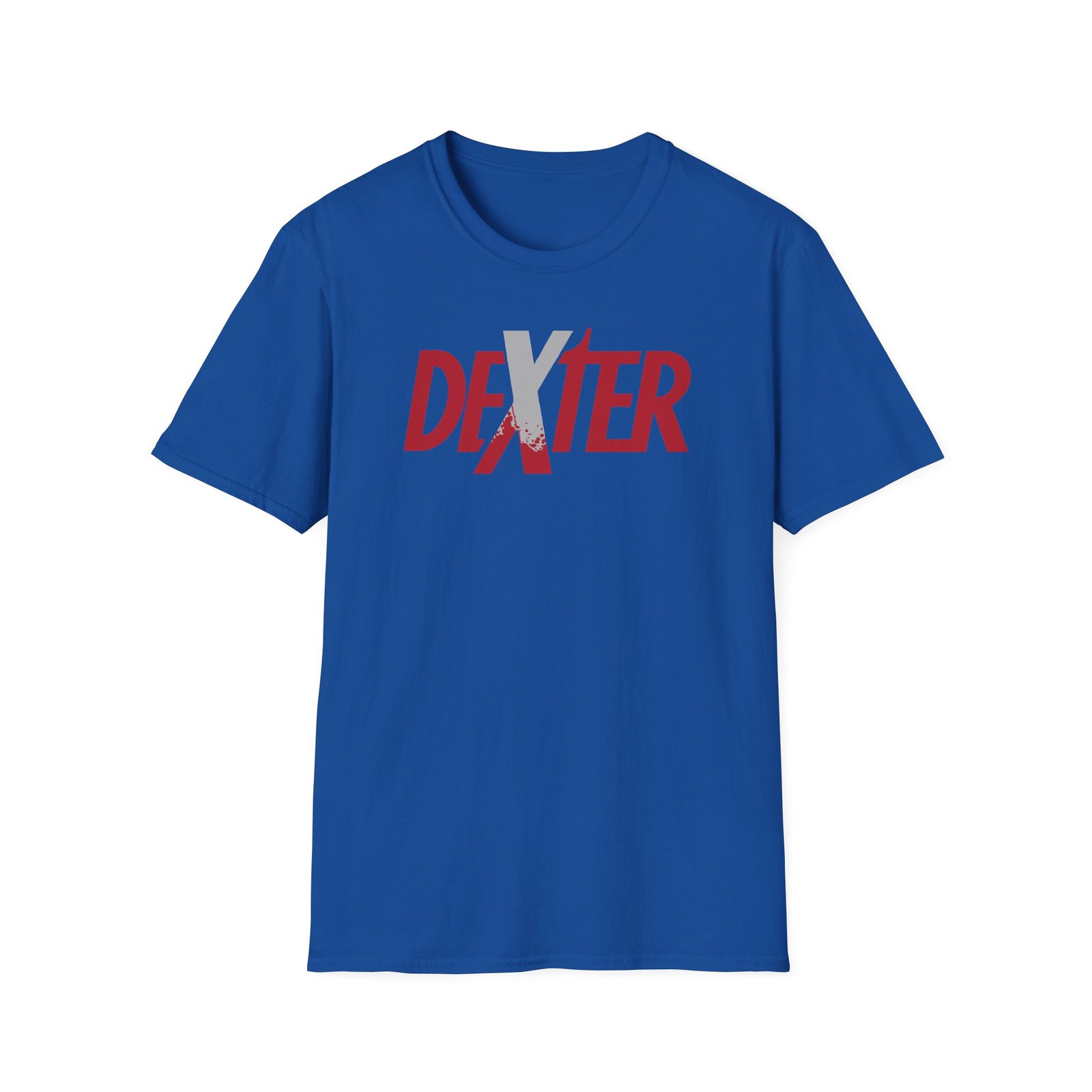 Dexter Spatter Logo Unisex Softstyle T-Shirt