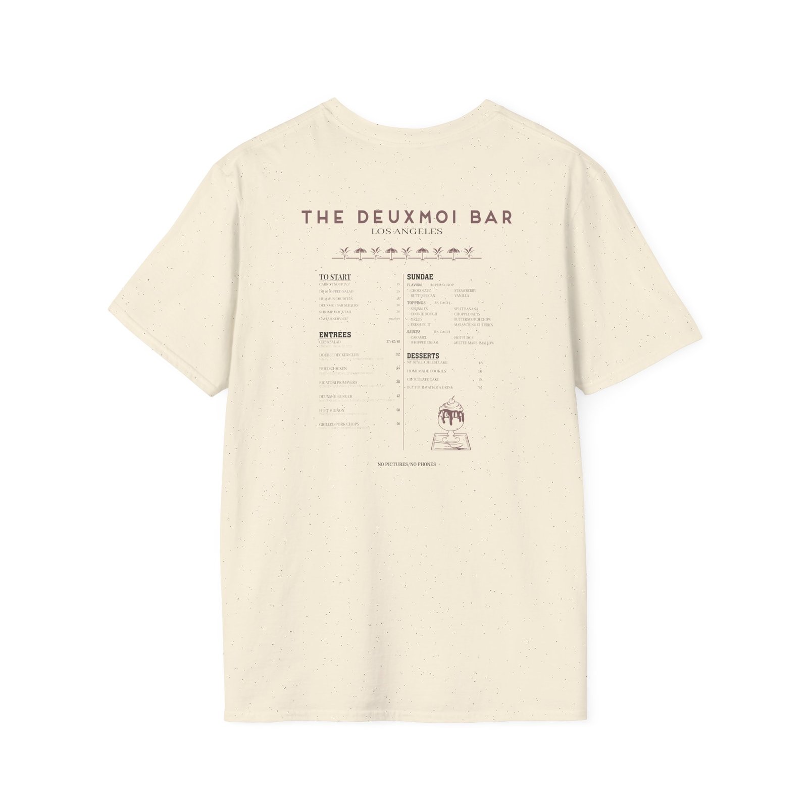 Deuxmoi Bar Unisex Softstyle T-Shirt
