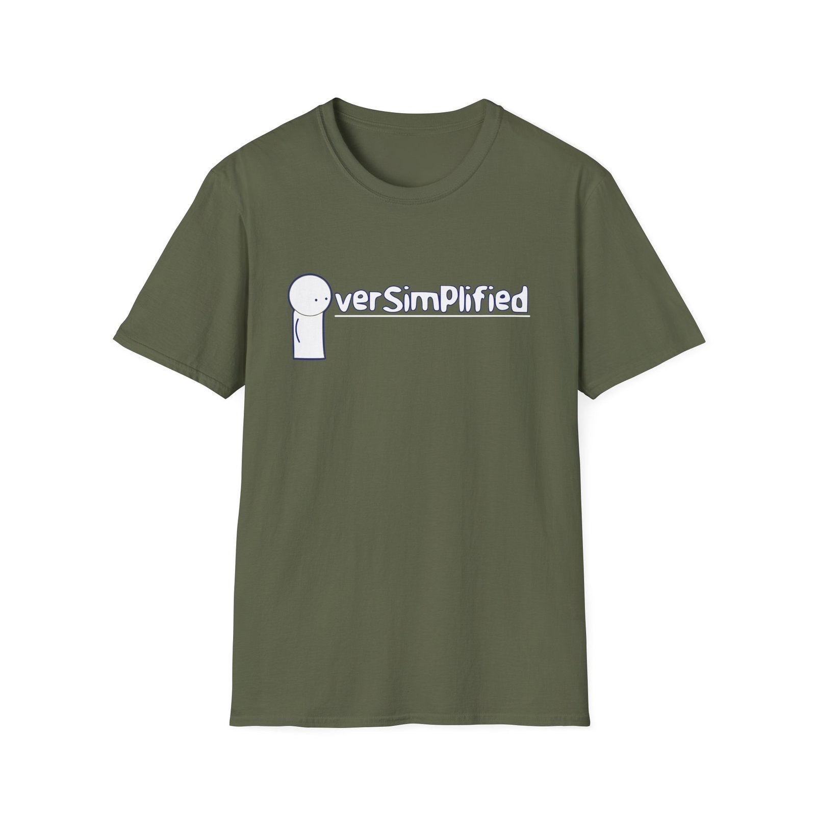 Oversimplified Logo Unisex Softstyle T-Shirt