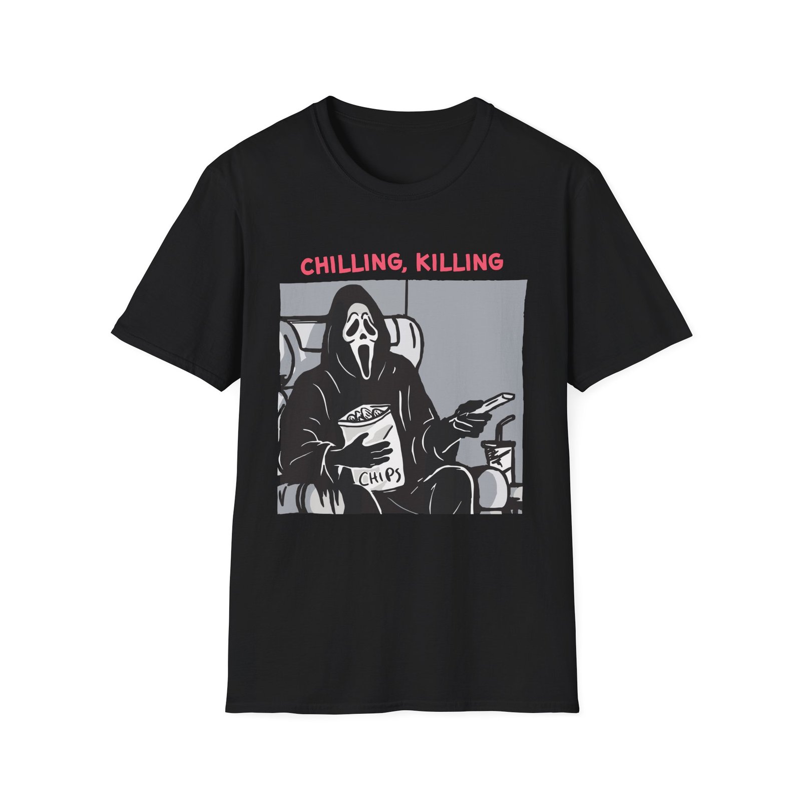 Ghostface Chillin' Killin Unisex Softstyle T-Shirt