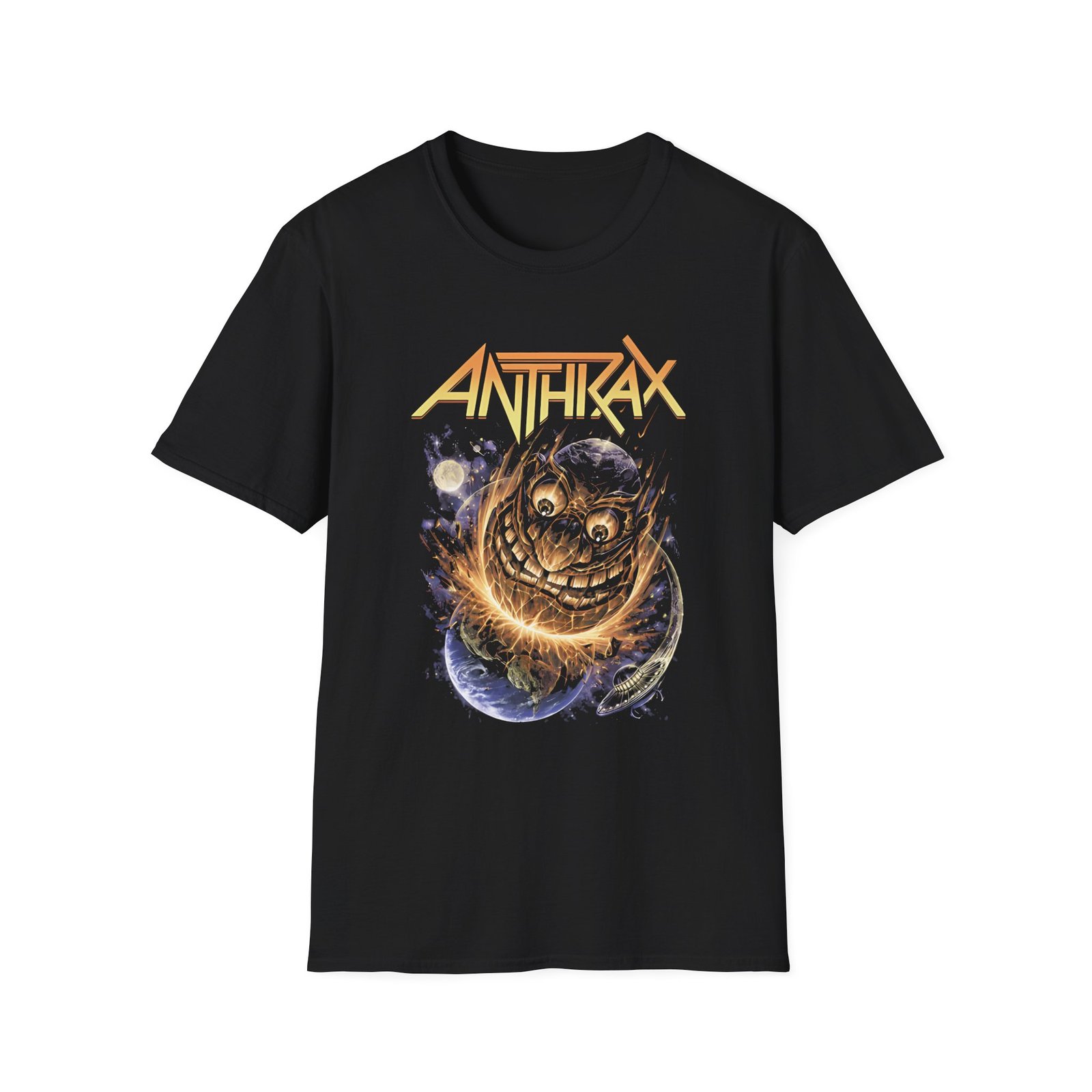 Anthrax Not World Unisex Softstyle T-Shirt