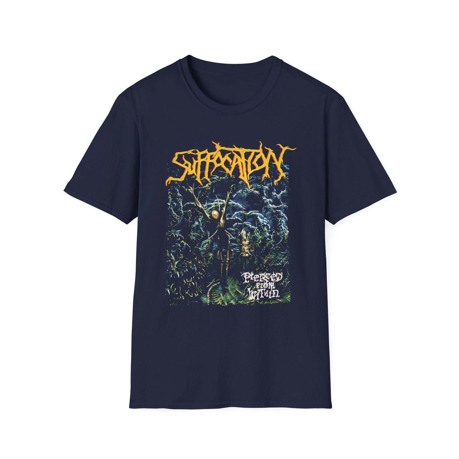Suffocation Pierced From Within Unisex Softstyle T-Shirt