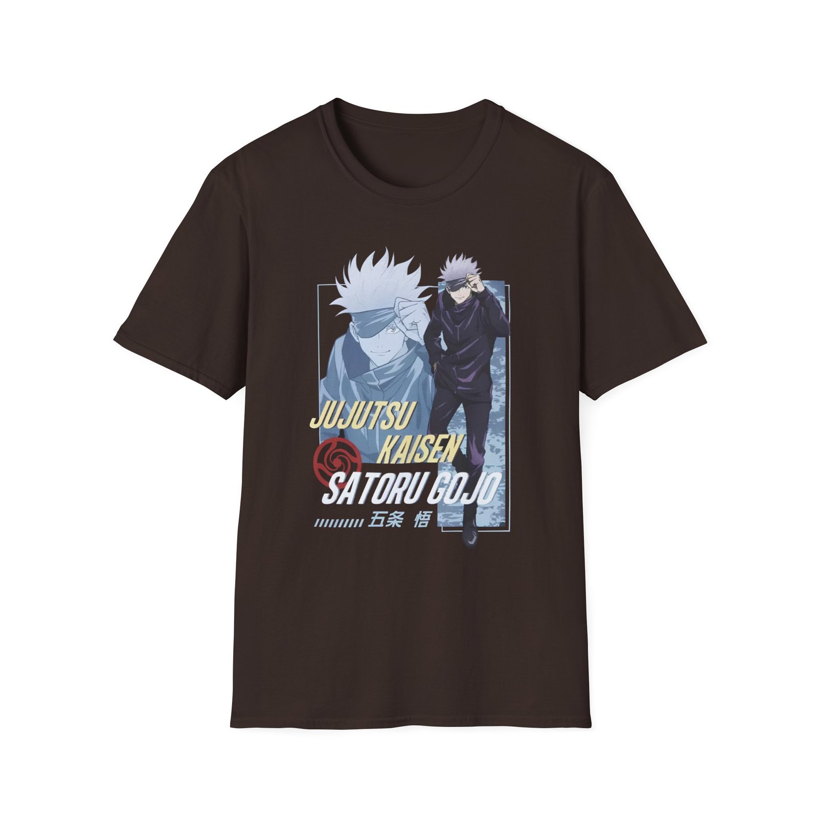 Jujutsu Kaisen Gojo Tonal Portrait Unisex Softstyle T-Shirt