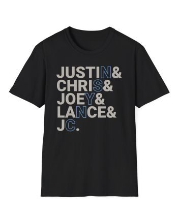 Nsync Name Stack Unisex Softstyle T-Shirt