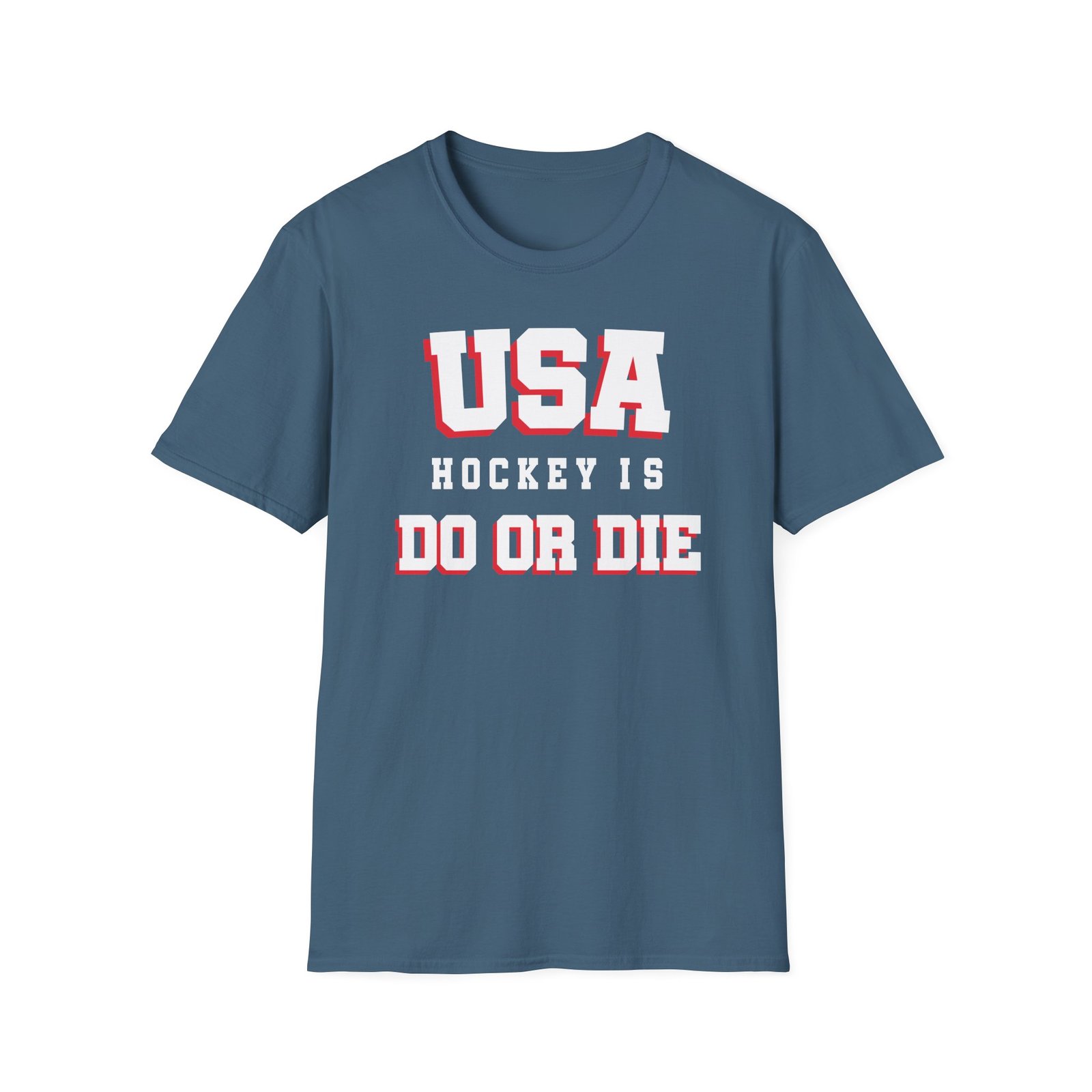 Spittin Chiclets Usa Do or Die Unisex Softstyle T-Shirt