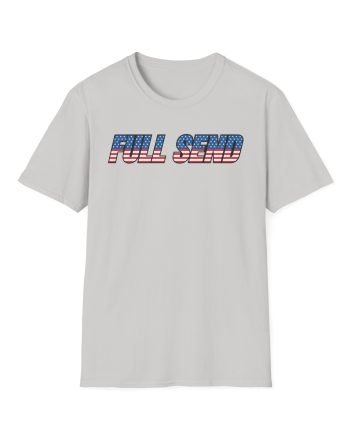 Full Send Usa Logo Unisex Softstyle T-Shirt