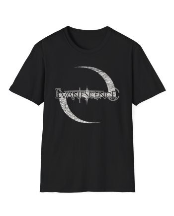 Evanescence Distressed Logo Unisex Softstyle T-Shirt