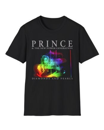 Prince Diamonds And Pearls Hologram Unisex Softstyle T-Shirt