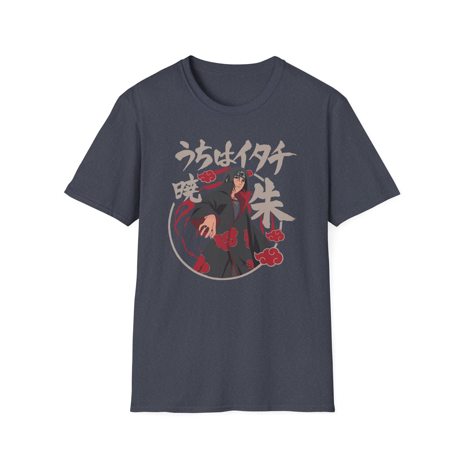 Naruto Akatsuki Itachi Unisex Softstyle T-Shirt