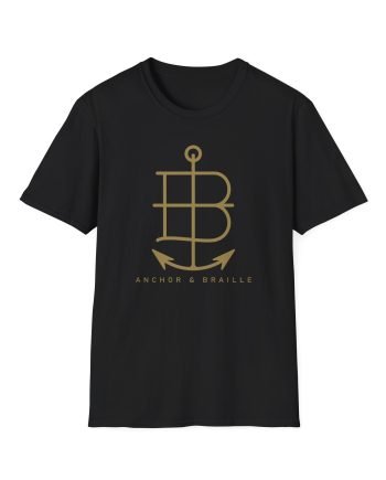 Anchor and Braille Unisex Softstyle T-Shirt
