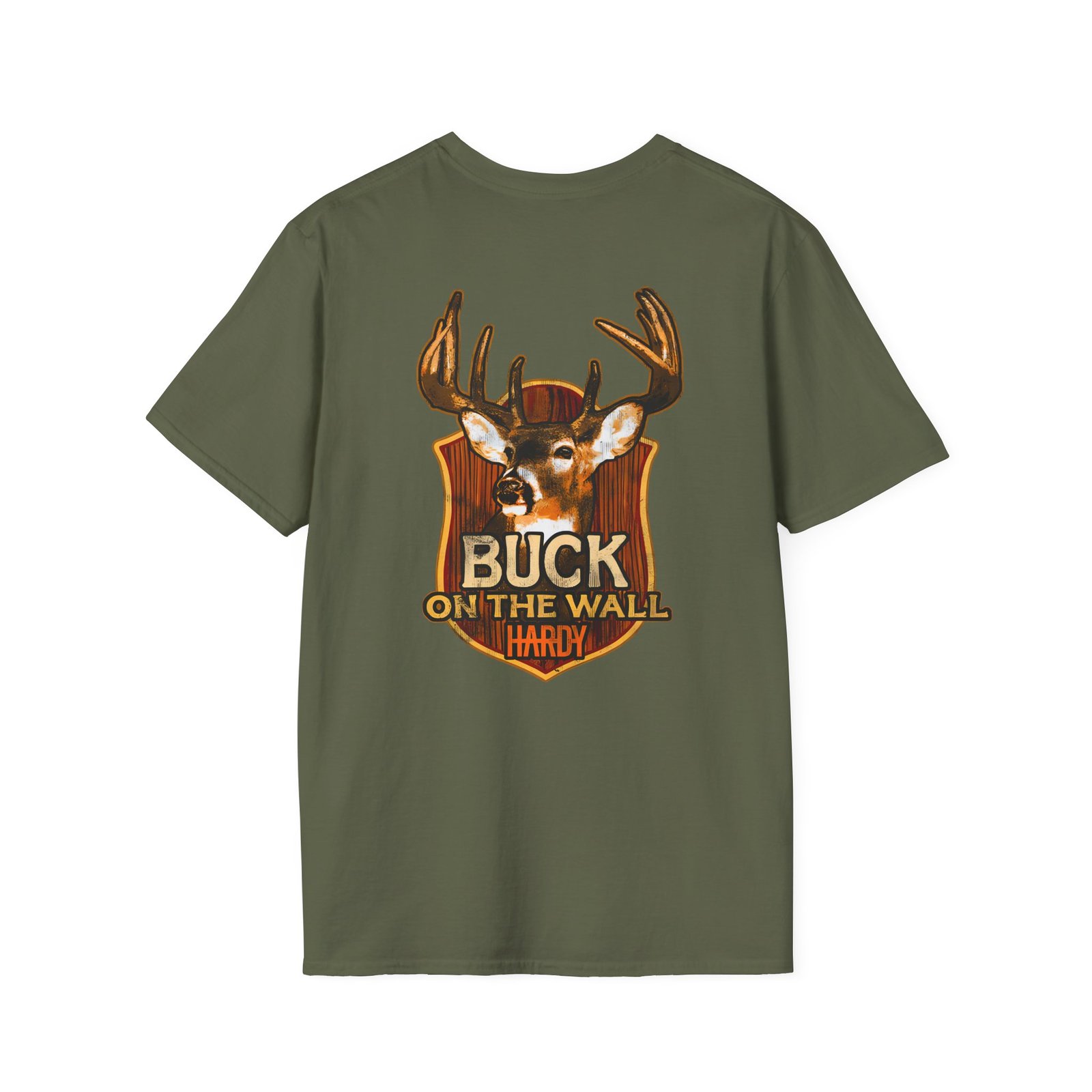 Hardy Buck on the Wall Unisex Softstyle T-Shirt