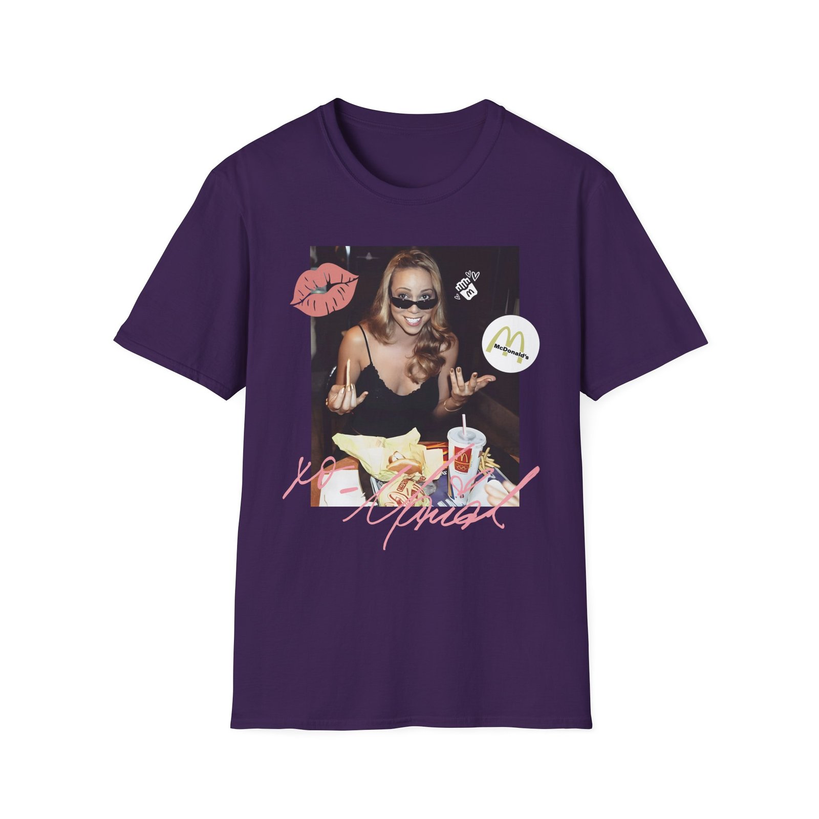 Mariah Carey Mcdonalds Unisex Softstyle T-Shirt