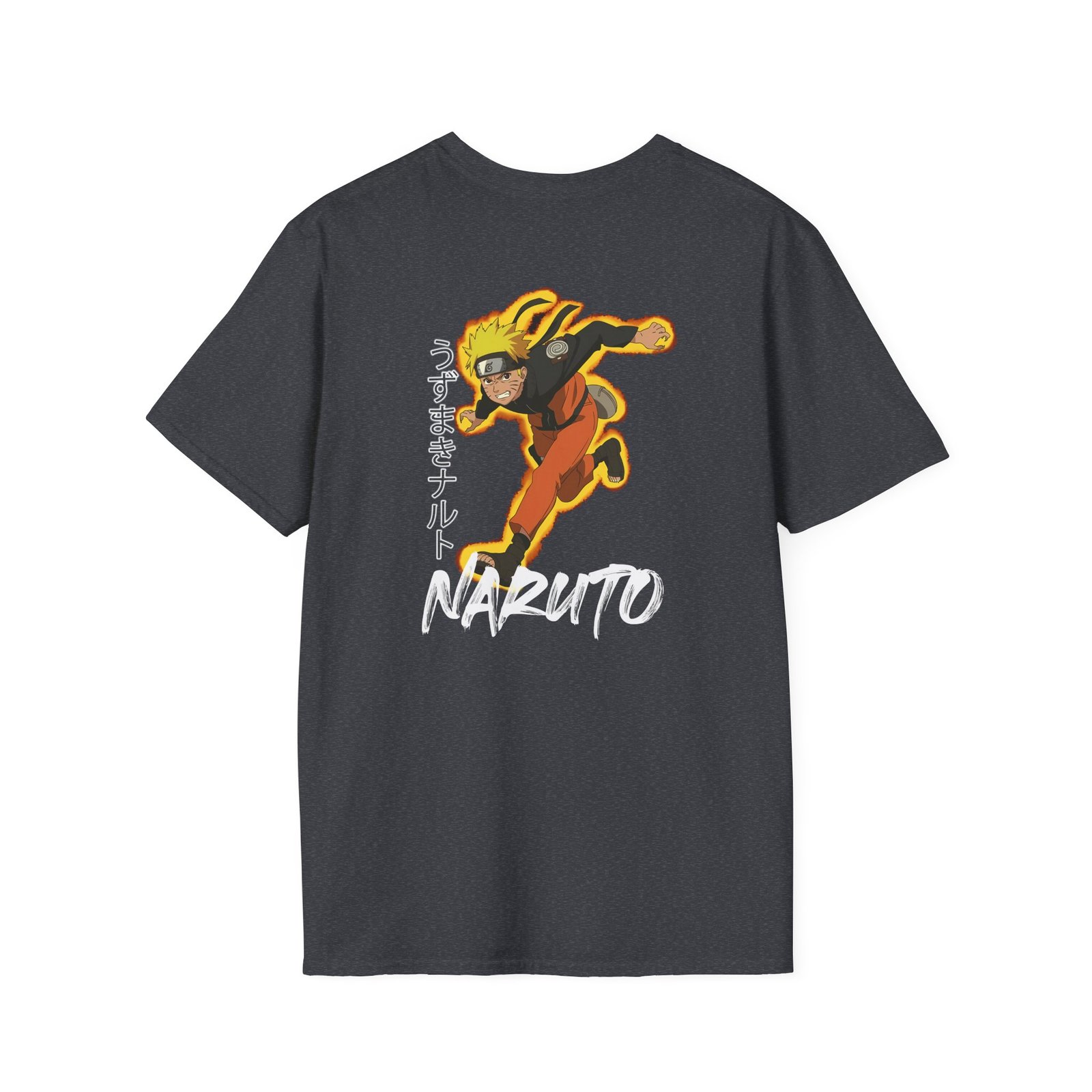 Naruto Uzumaki Run Unisex Softstyle T-Shirt