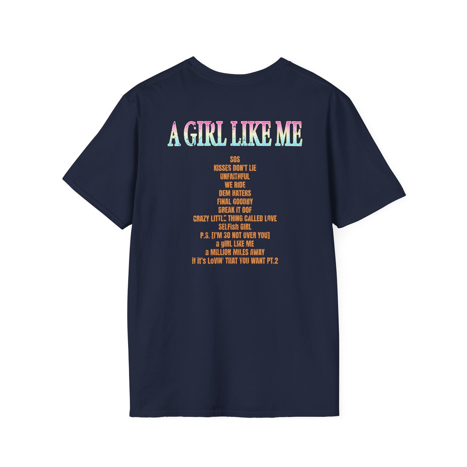 Rihanna A Girl Like Me Unisex Softstyle T-Shirt