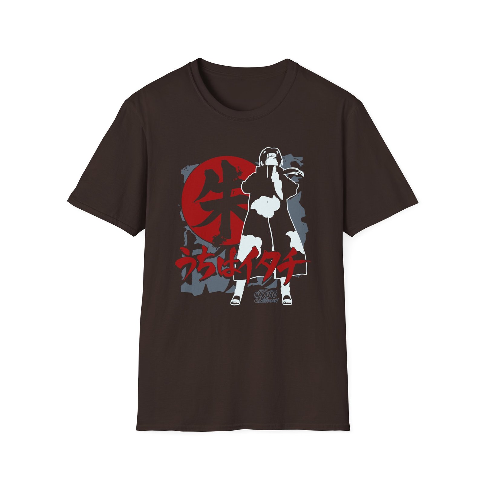 Naruto Itachi Uchiha Akatsuki Unisex Softstyle T-Shirt