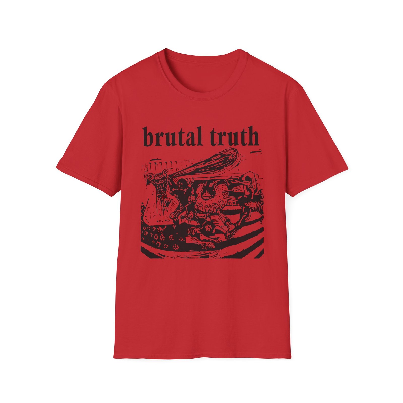 Brutal Truth Kill Pig Unisex Softstyle T-Shirt