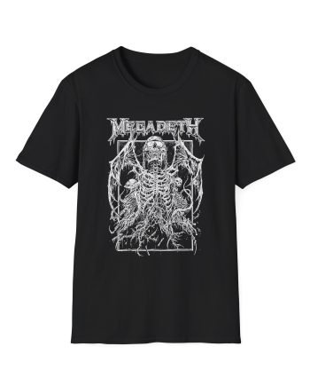 Megadeth Bat Vic Rising Unisex Softstyle T-Shirt