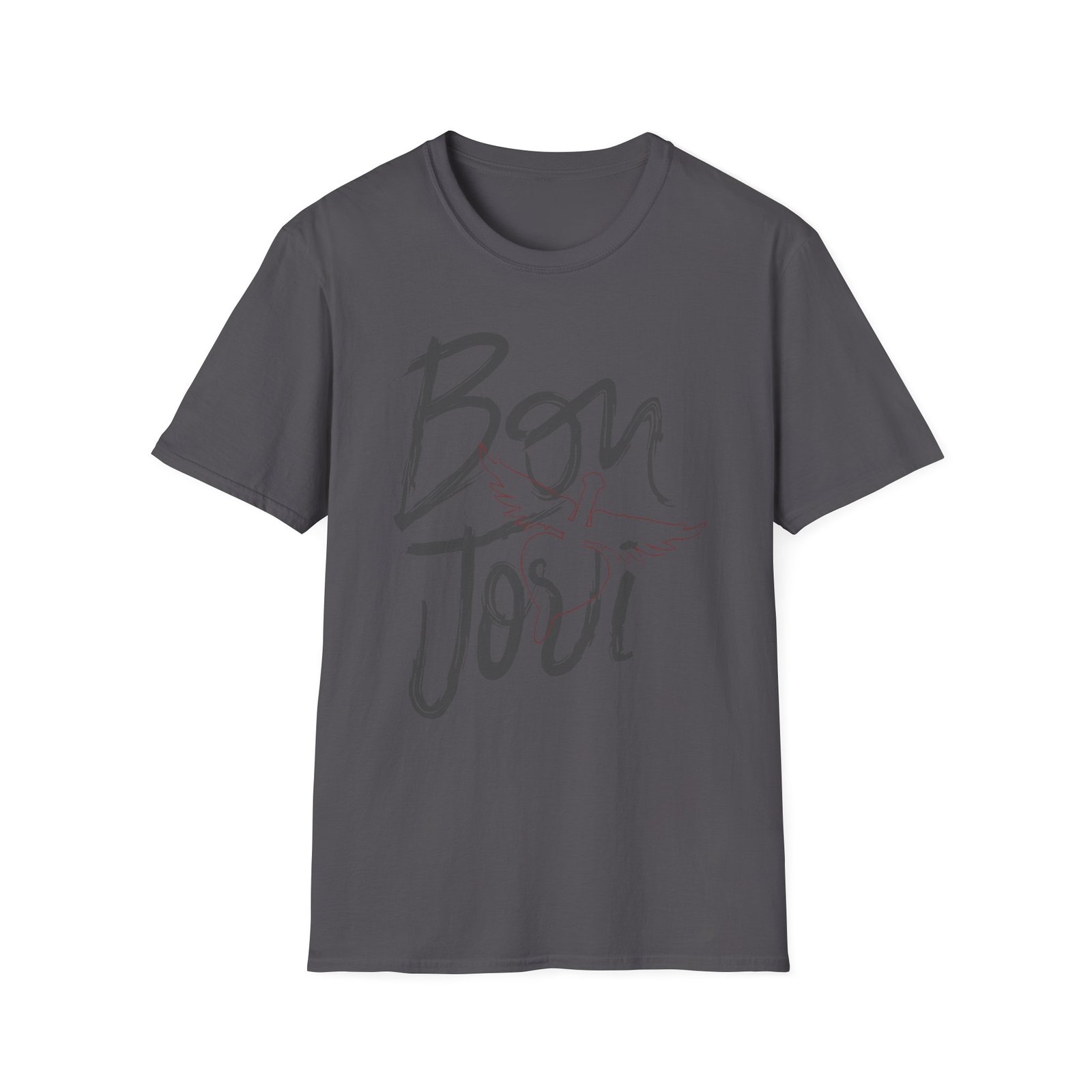 Bon Jovi Brush Strokes Unisex Softstyle T-Shirt