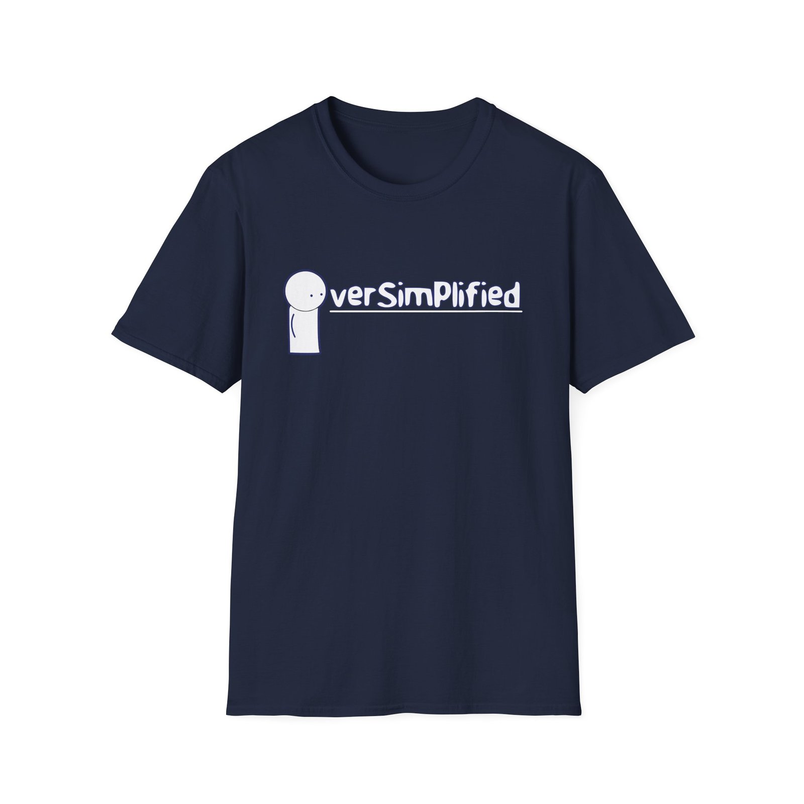 Oversimplified Logo Unisex Softstyle T-Shirt