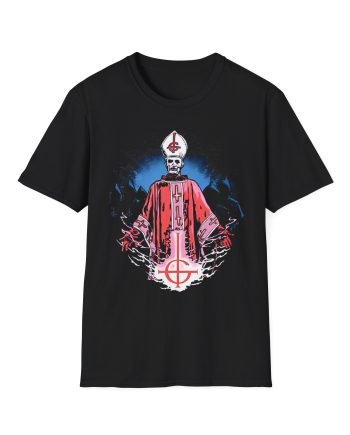 Ghost Band Papa I Crop Unisex Softstyle T-Shirt