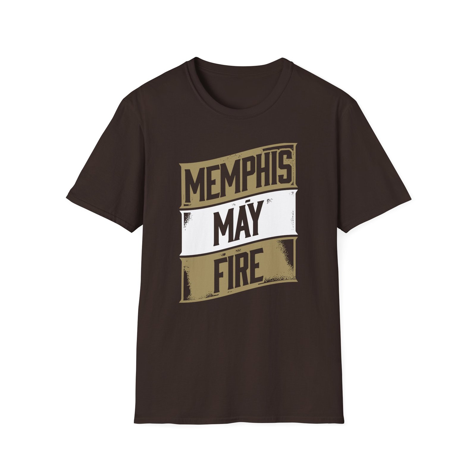 Memphis May Fire Stacked Logo Unisex Softstyle T-Shirt