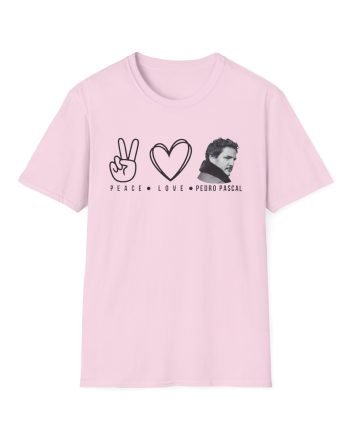 Peace Love Pedro Pascal Unisex Softstyle T-Shirt