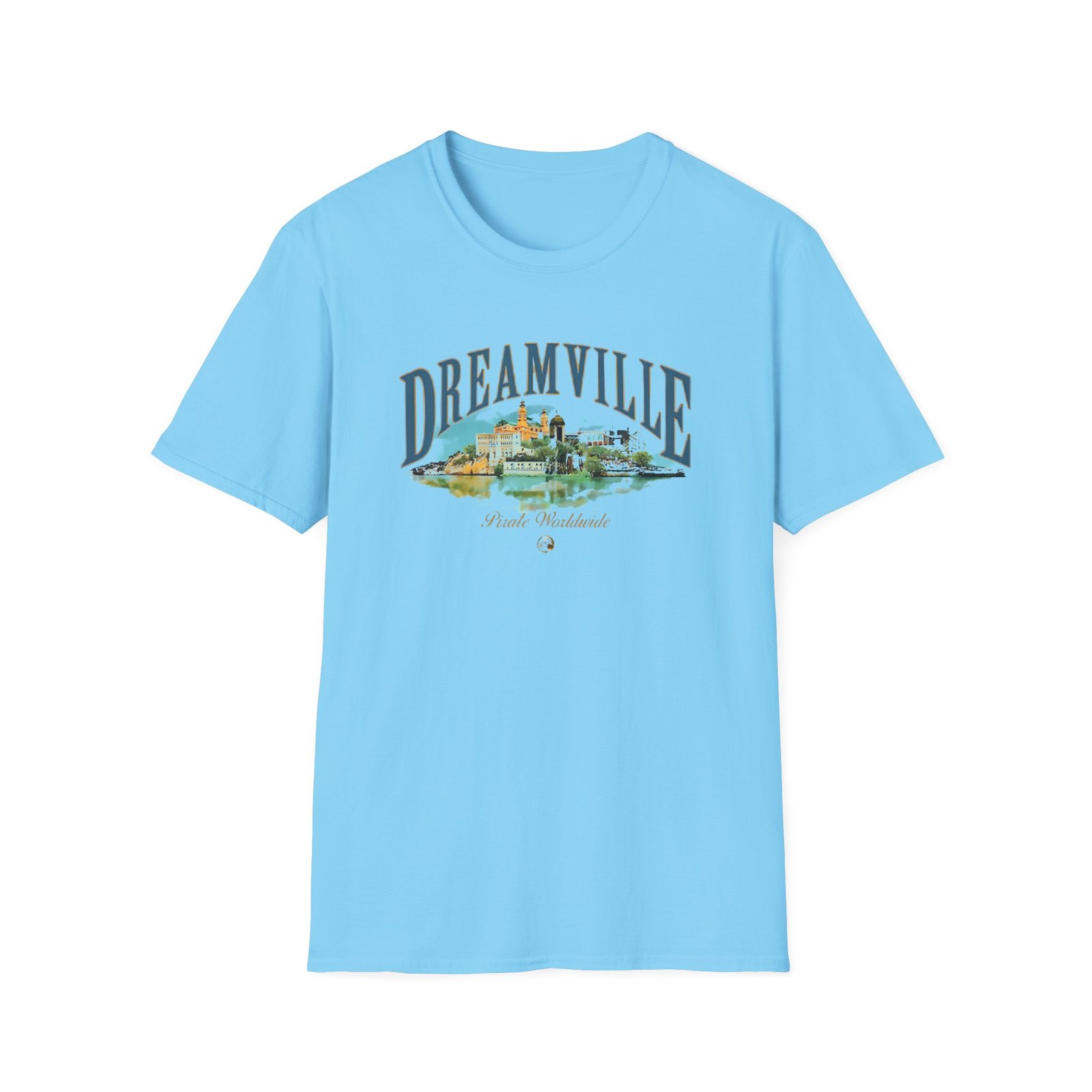 Dreamville by Pirate, Dreamville World Unisex Softstyle T-Shirt