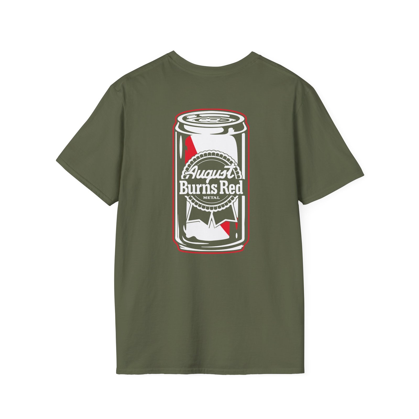 August Burns Red ABR Beer Can Unisex Softstyle T-Shirt