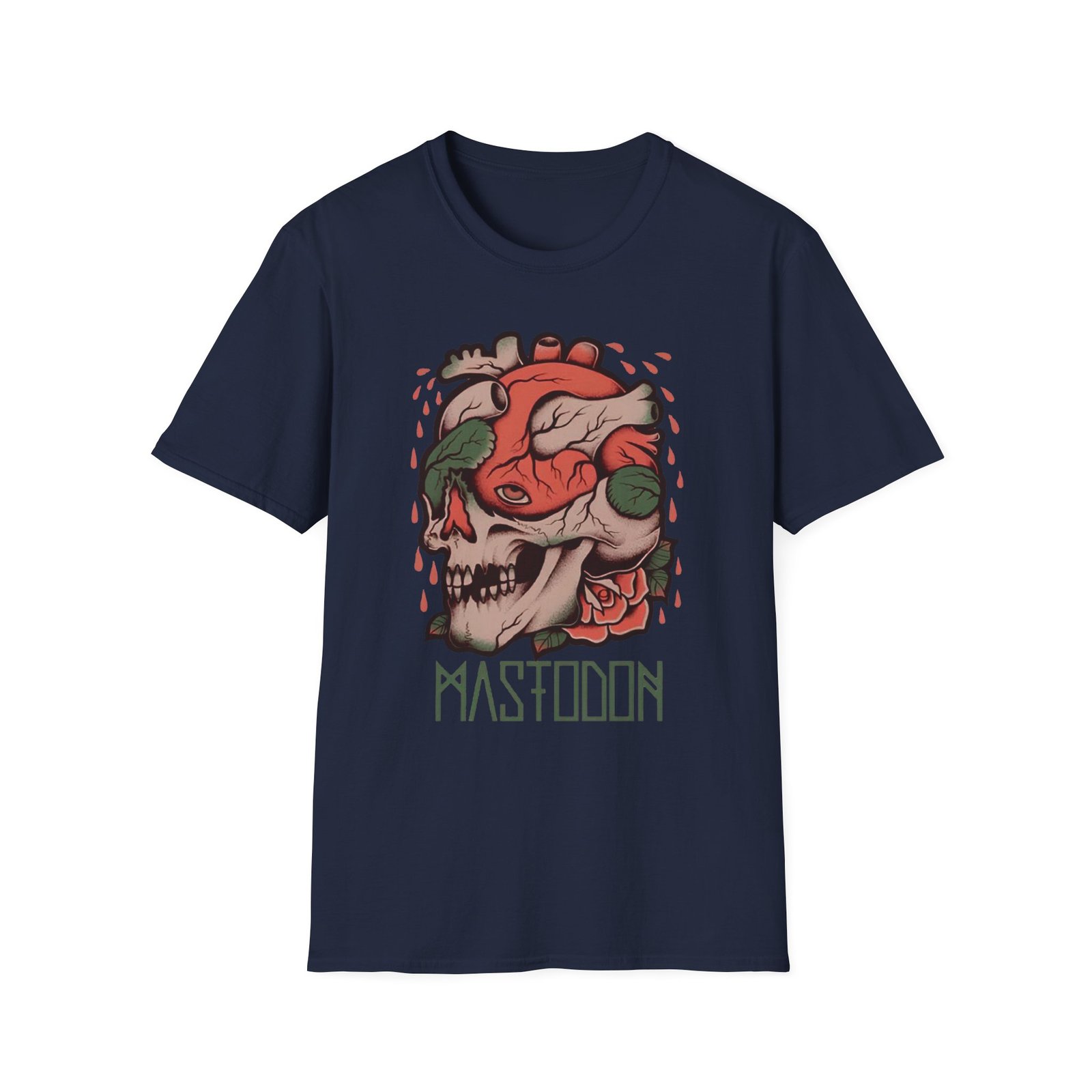 Mastodon Heartskull Unisex Softstyle T-Shirt