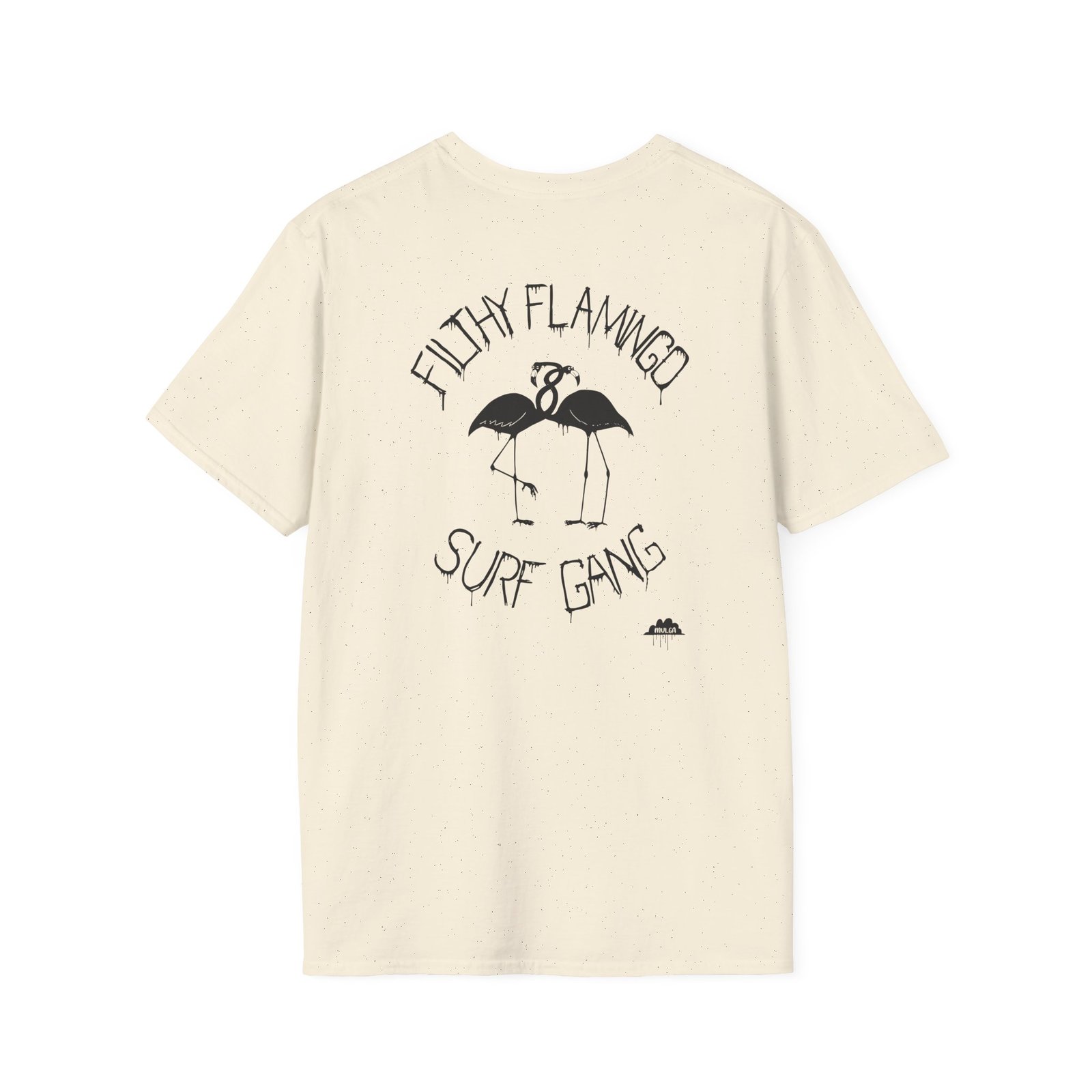 Surf Gang Filthy Flamingo Unisex Softstyle T-Shirt