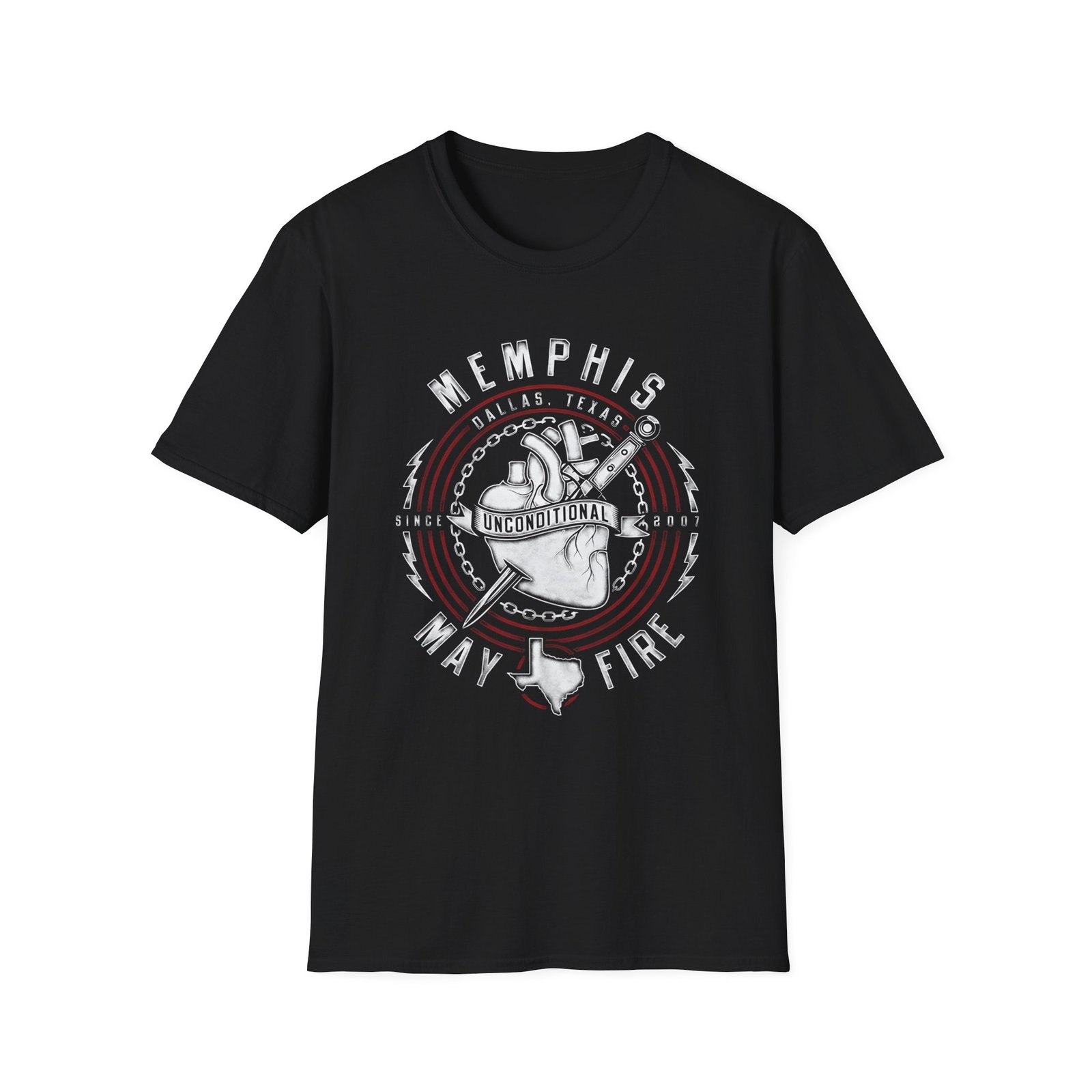 Memphis May Fire Pulse Unisex Softstyle T-Shirt