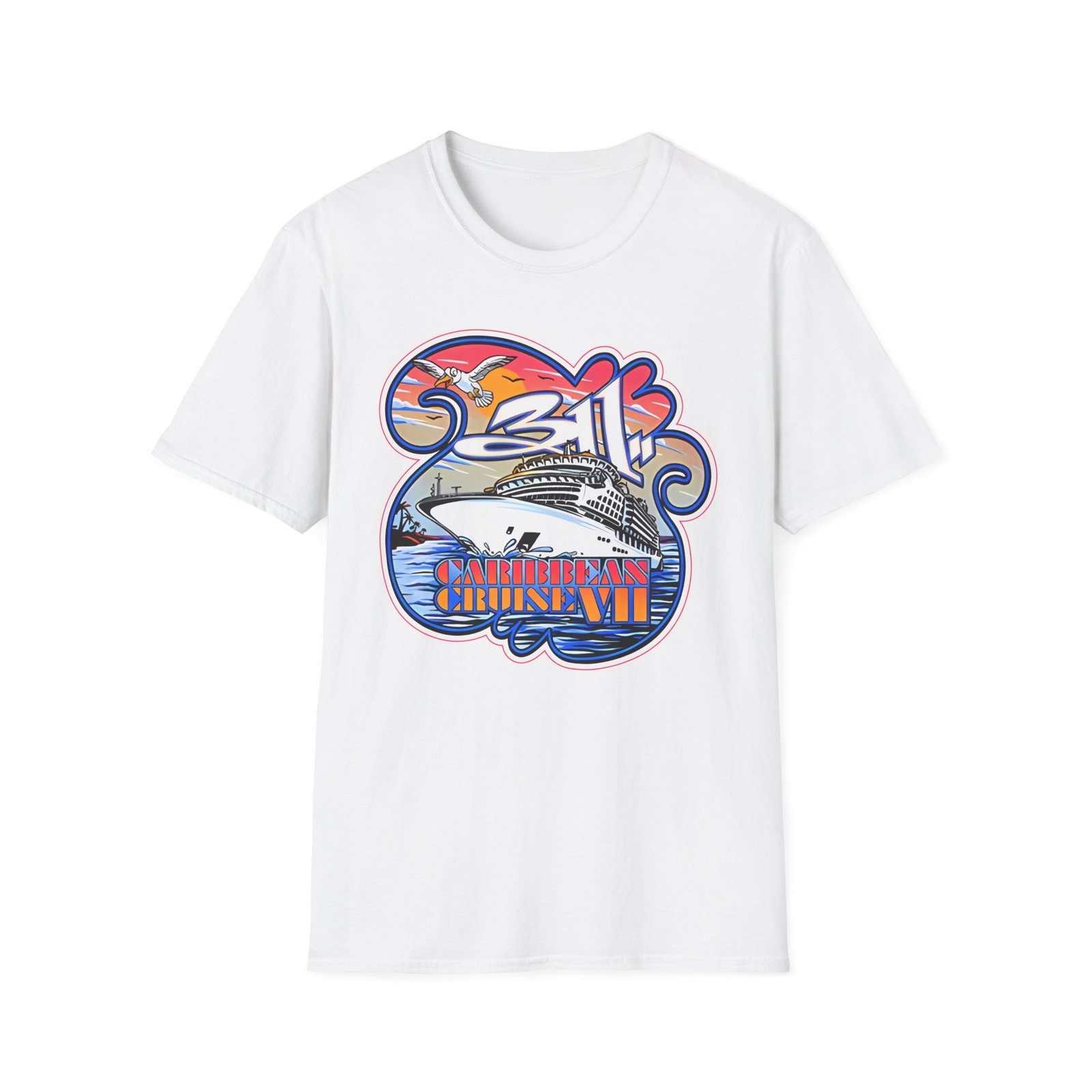 311 Love Boat Unisex Softstyle T-Shirt