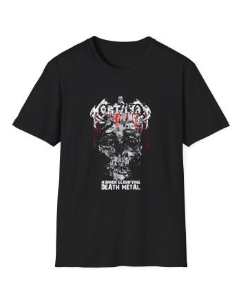 Mortician Horror Glorifying Death Metal Unisex Softstyle T-Shirt