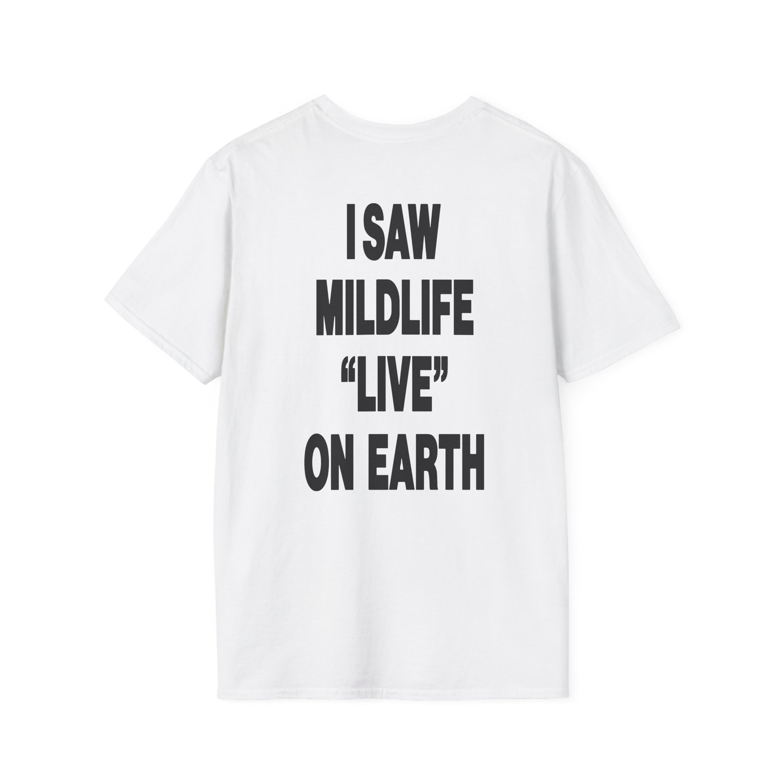 Mildlife Live on Earth Unisex Softstyle T-Shirt