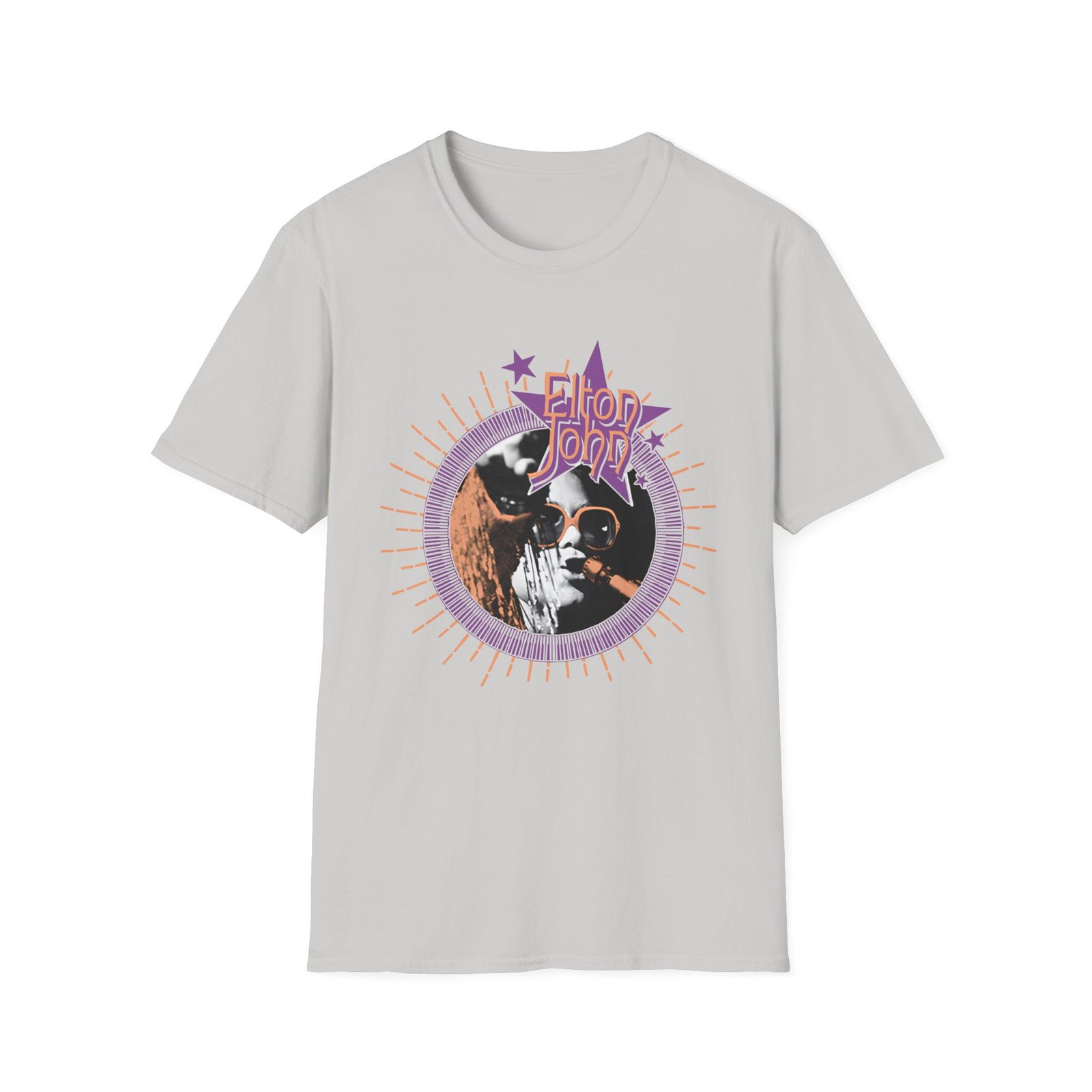 EJF GYBR Sunburst Piano Frame Photo Unisex Softstyle T-Shirt