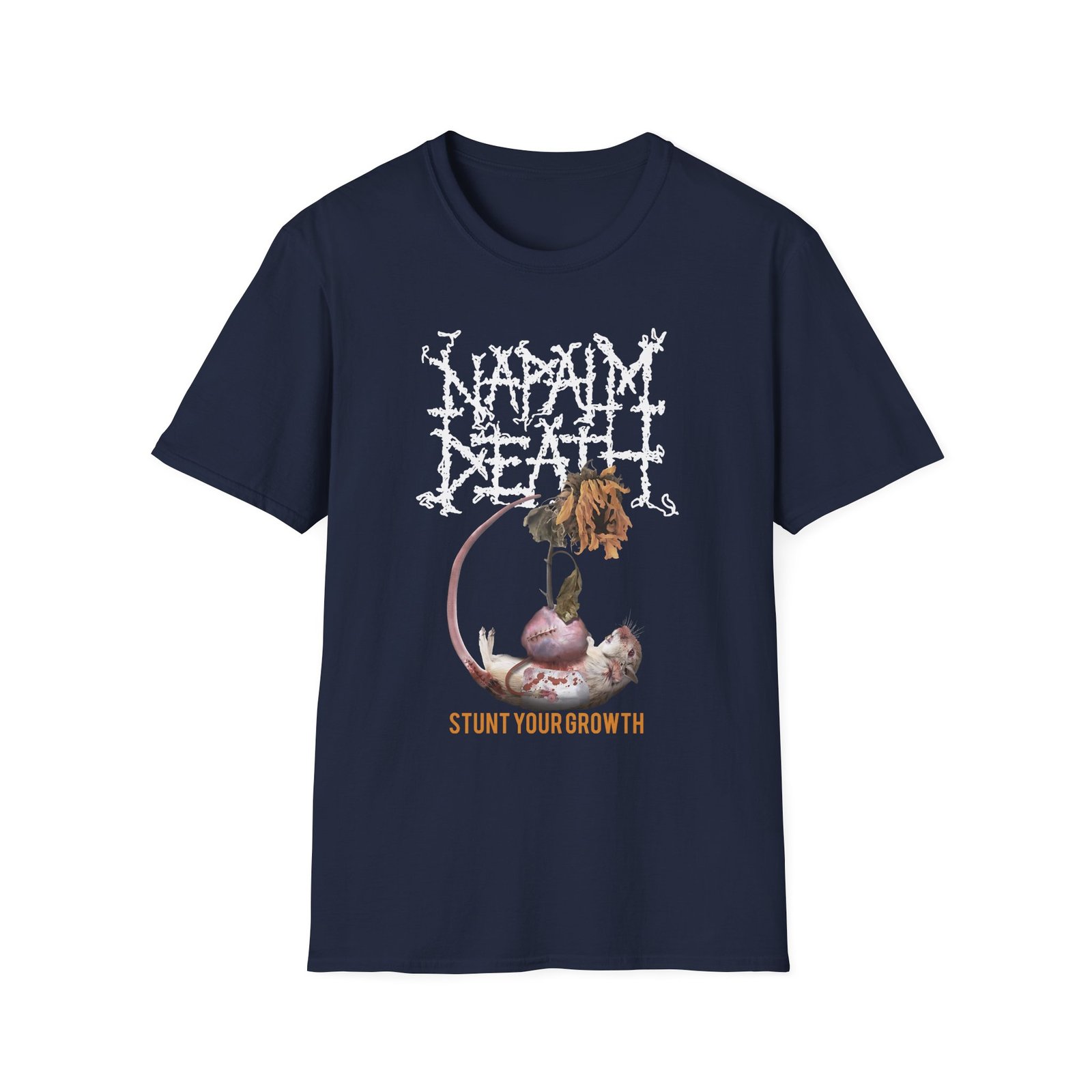 Napalm Death Stunt your Growth Unisex Softstyle T-Shirt