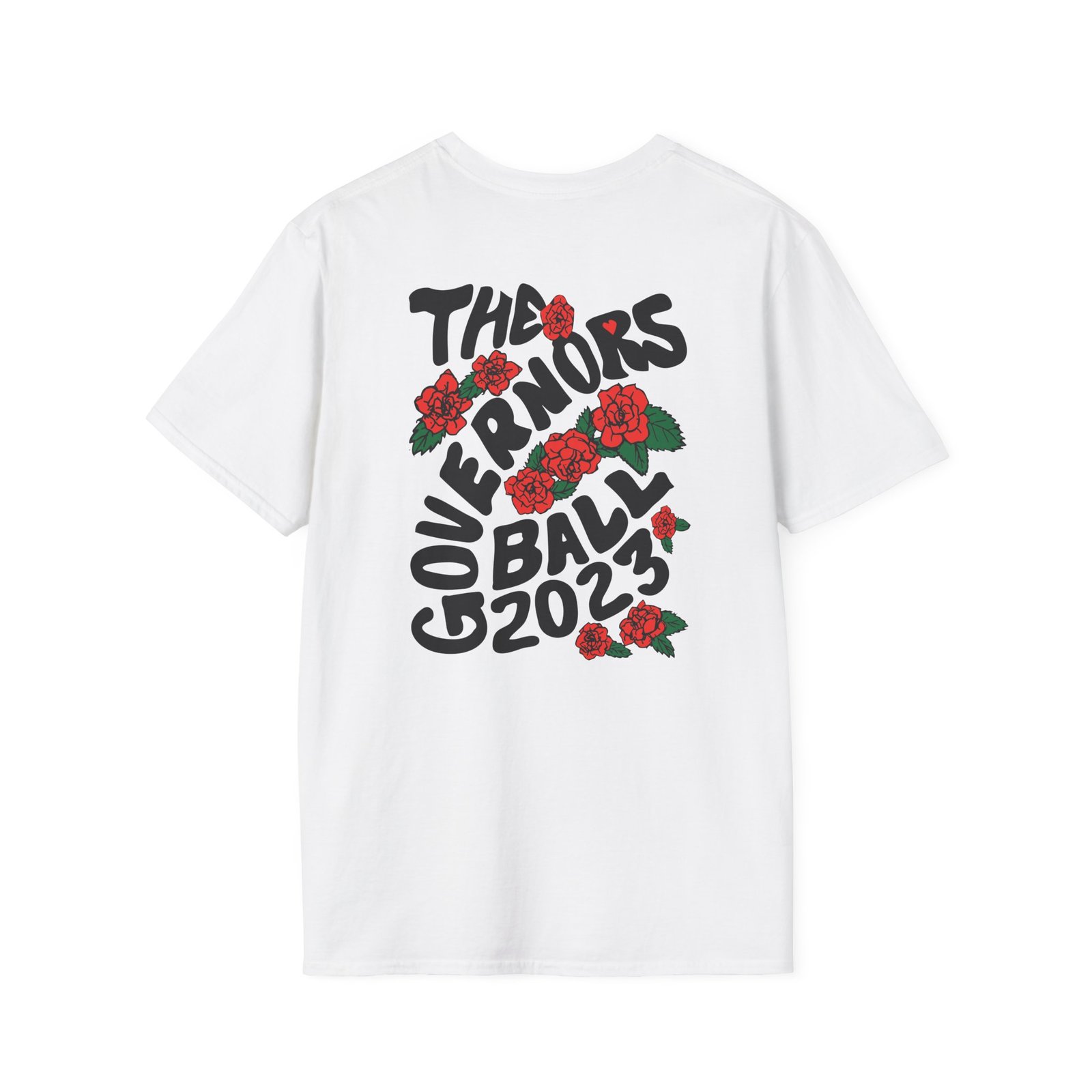 Gov Ball Flower Unisex Softstyle T-Shirt