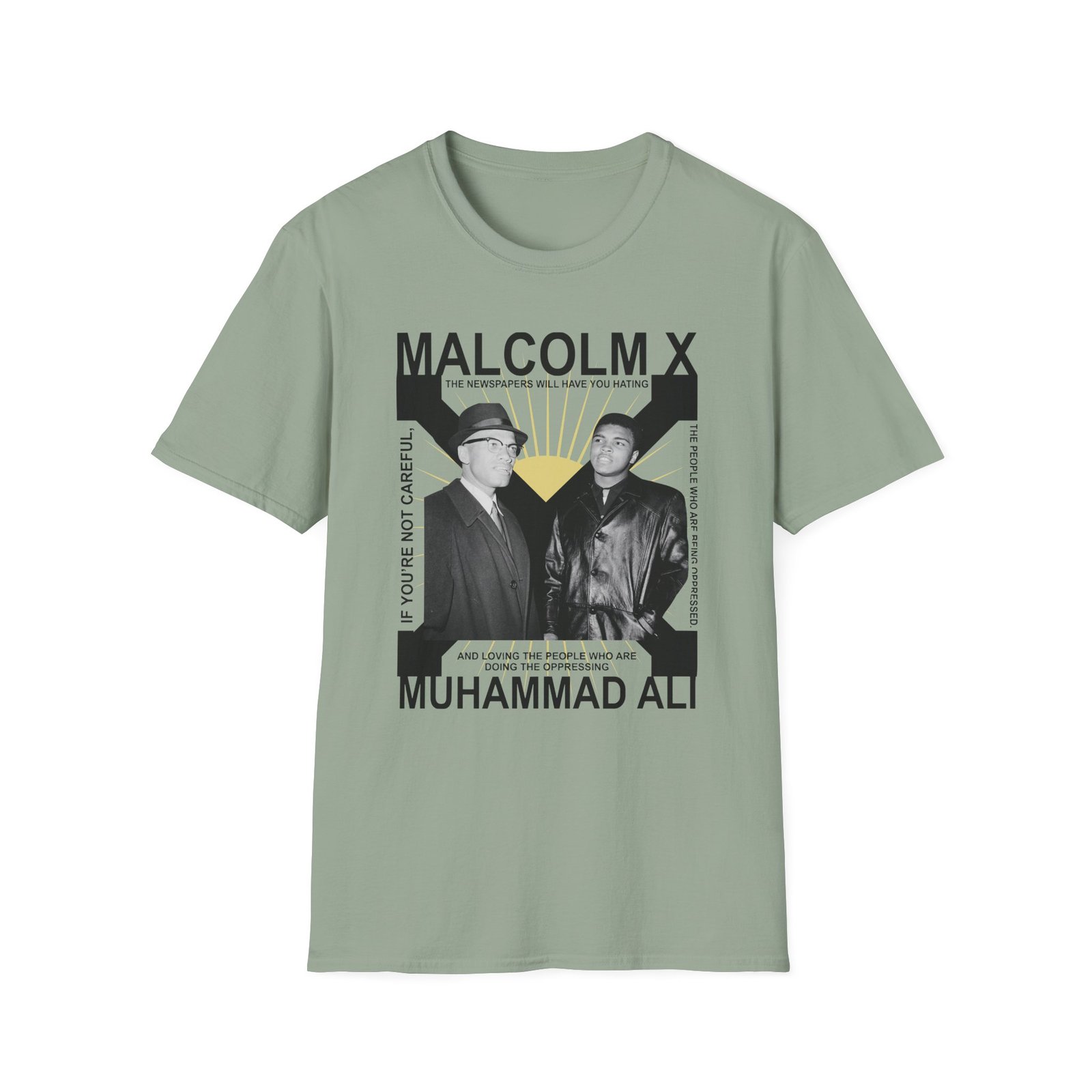 Malcolm X & Ali Unisex Softstyle T-Shirt