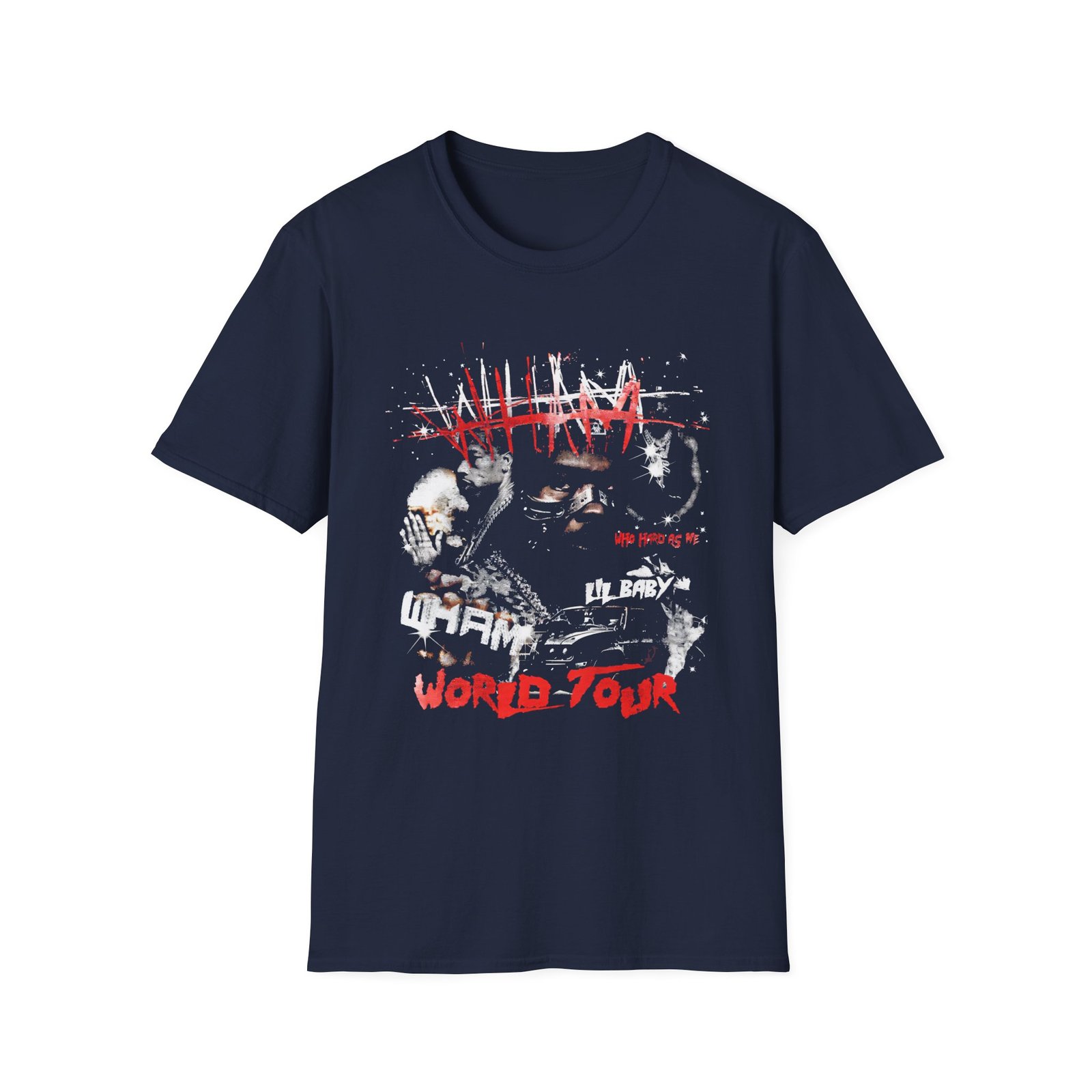 Lil Baby Wham Tour Photo Unisex Softstyle T-Shirt
