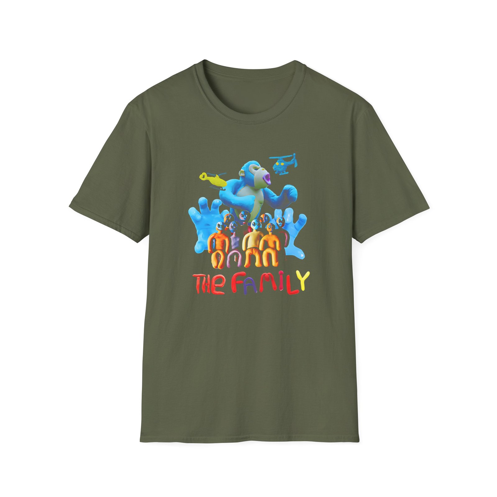 B Clay Figures Unisex Softstyle T-Shirt