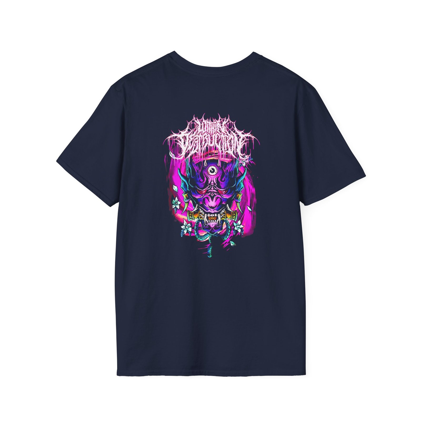 Within Destruction Demon Mask Unisex Softstyle T-Shirt